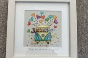 Belinda Northcote "The Adventure Begins" framed mini print
