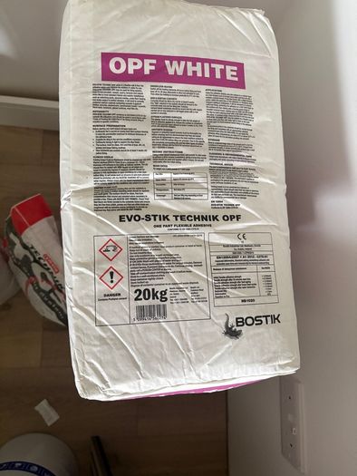7 bags tile adhesive