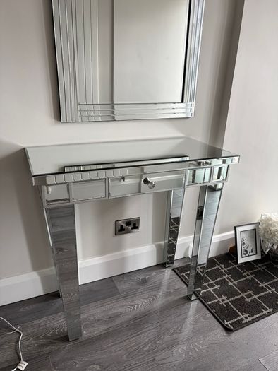 Glass Hall table