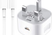 iPhone Fast Charger Plug and Cable New Apple iPhone USB C to Lightning Wire and Plug 20W Fast Charge for iPhone 14/14 Pro/13/13 Pro/12/12 Pro/11/SE/10/8,iPhone USB Type C Charging Plug and Lead