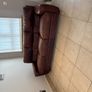 Brown Sofitalia Italian Top grade leather  3 seater sofa. Image 5