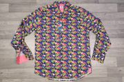 New Jimmy Fox Flamingo Patterned Shirt Mens XL/XXL