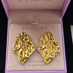 18k Gold Plate Earrings