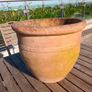Terracotta Stone Glazed Garden Pots <6> and Stone Ornaments. Image 5