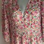 Lovely Gallery Floral maxi dress with front opening size UK16 EU44 Postage included Image 2