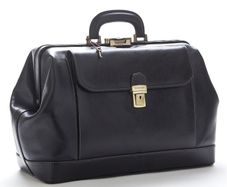 Large Italian Leather Doctor Bag