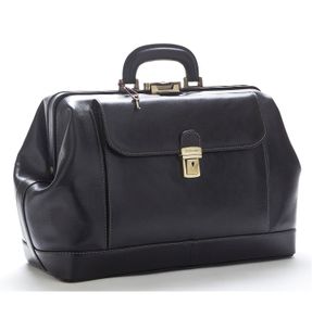 Large Italian Leather Doctor Bag