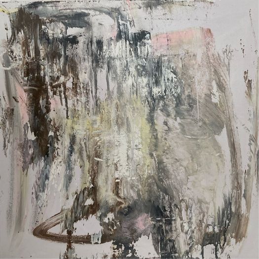 Original Abstract Painting Dublin Painting Room Anchor Neutral Styling Quiet Living Art