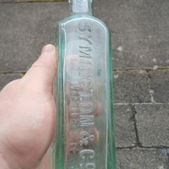 Edinburgh Symington essence coffee and chicory vintage bottle