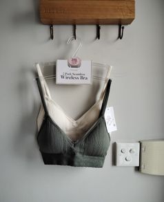 2 Pack Wireless Bra Size 2XS - New