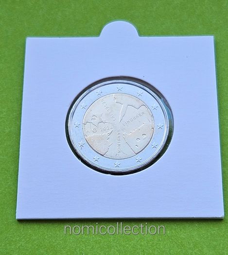 Finland 2024 year Uncirculated 2 Euro coin.