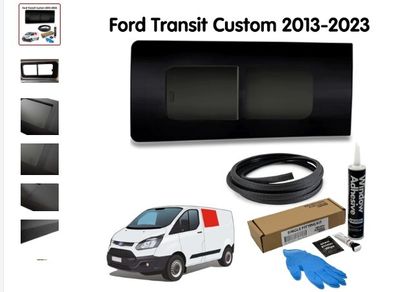 Left Opening Window + Fitting Kit for Ford Transit Custom 1st Gen V362 (2013-2023)