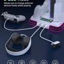 Cooling Station and Console Stand for PS5/Pro/Slim, Dual Controller Charging Station with Ambient RGB Lighting for PlayStation 5, PS5 Stand Controller Charger for Disc & Digital with Cooling Fan Image 2