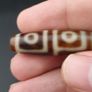 Antique Himalayan 4 Eyes Tibetan Agate Dzi Bead Amulet Image 6