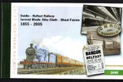 2005 Ireland Dublin Belfast Railways Commemorative Stamps Booklet Mint Never Hinged (MNH). Images of contents shown