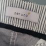 Per Una navy striped cotton pants Sz 14R Image 6