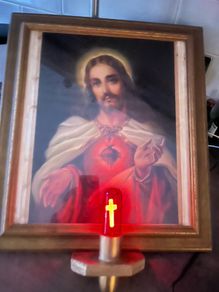 Vintage Sacred Heart Picture