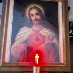 Vintage Sacred Heart Picture