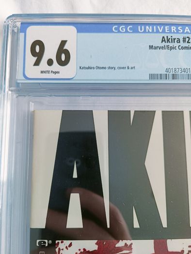 Akira Issue 21 CBCS / CGC 9.6 Certified Graded Comic Framed  DC Marvel
