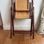 Inca Folding Teak/Leather Chair Image 2