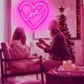 NEW SALE | LED Wall Decor - Light up Sign for Bedroom - Lovers Gift - Perfect Party Supplies - Table/Wall Decorative Light for Room - Dorm - Wedding Anniversary Image 2