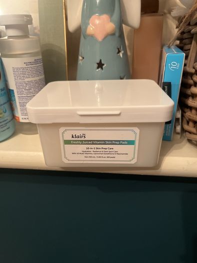 Dear klairs freshly juiced vitamin skin prep pads