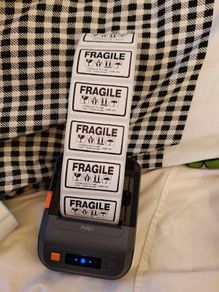 [Brand new] portable label printer Puqu q00