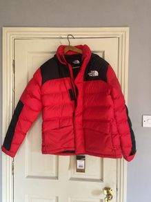 north face puffer jacket mens size small
