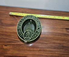Vintage Whitbread & Co. Ceramic Pub Ashtray Mid-Century Barware