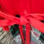 Vintage Red floral maxi 1970s Shirt Dress, hippie boho Retro, button & zip fastening Size Small maybe Medium( check measurements) Postage included Image 3