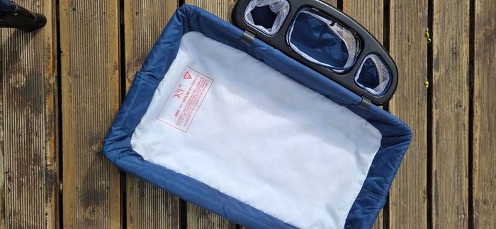 2 tier Travel cot with changing table. excellent condition.
