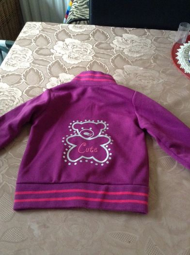 Girls new zip jacket 6/12 mths