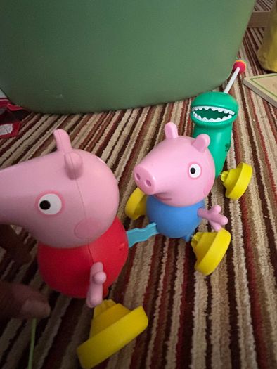 Peppa Pig walking push and pull toy