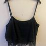 Black lacy crop top (size 16) Image 5