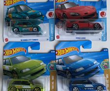 Honda City Turbo/ S2000/ Civic Type EF - Hot wheels