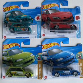 Honda City Turbo/ S2000/ Civic Type EF - Hot wheels