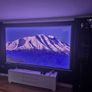 Luxburg 120" Matte White Manual Pull-Down Projector Screen Image 6