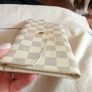 LV cream white wallet Image 2