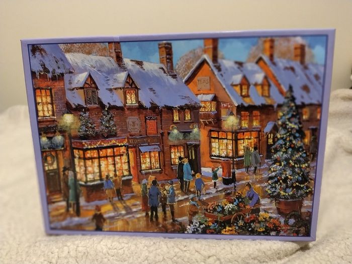 Christmas Street Scene Jigsaw Puzzle