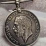 WWI 1914-1918 Silver Medal 112314 PTE. F. W. MARSHALL R. A. M. C. 33.7 Grams Sterling Silver Image 3