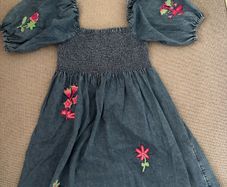 Next girls denim dress