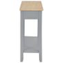 Console Table Grey 110x35x80 cm Wood Image 5