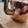 Victorian brass and copper kettle Image 5