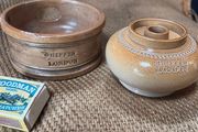 2 early saltglaze Stoneware Items