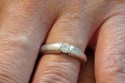 Sterling Silver Ring - Size N - Stamped for Silver (SL17)