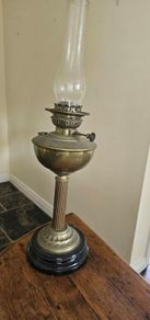 Antique oil lamp