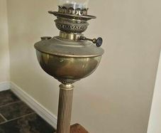 Antique oil lamp