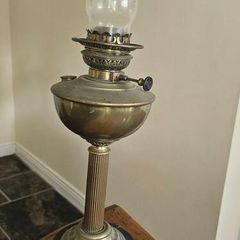 Antique oil lamp