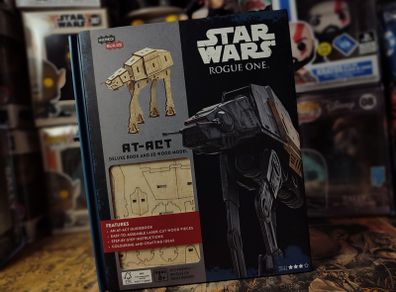 IncrediBuilds: Star Wars: Rogue One: AT-ACT Deluxe Book and Model Set ! Brand New ! 2017 ! by Incredibuilds !