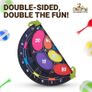 Toys Jumbo Kids Dart Board XL or XXL, Dart Board Set for Kids - Reversible Design, Sturdy Stand, 12 Sticky Balls & 6 Darts, Indoor/Outdoor Games Ages 3-8 Image 5